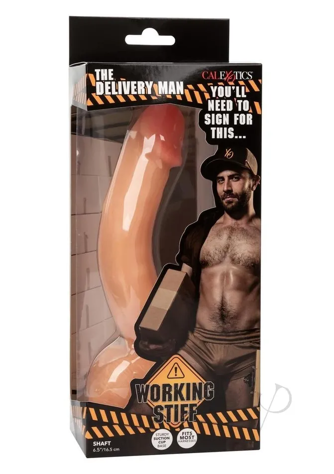 Female Sex Toys Working Stiff Working Stiff The Delivery Man Realistic Posable Dildo with Suction Cup Vanilla Female Sex Toys Working Stiff Working Stiff The Delivery Man Realistic Posable Dildo with Suction Cup Vanilla