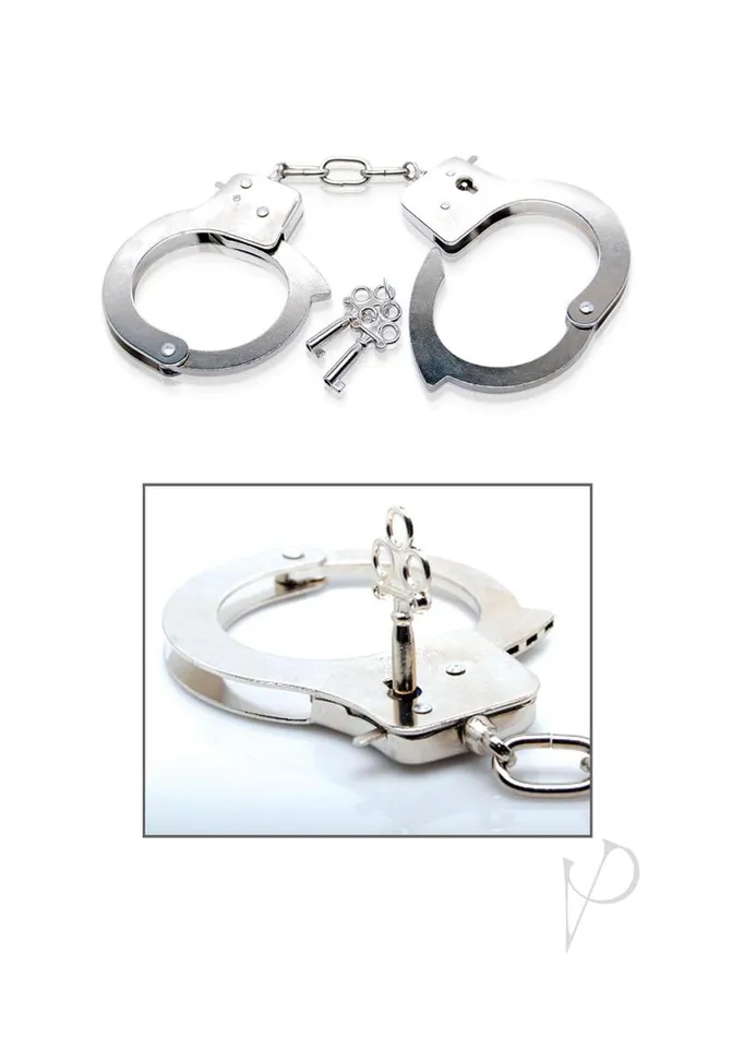 Fetish Fantasy Series Limited Edition Metal Handcuffs Silver Fetish Fantasy Series Limited Edition Couples