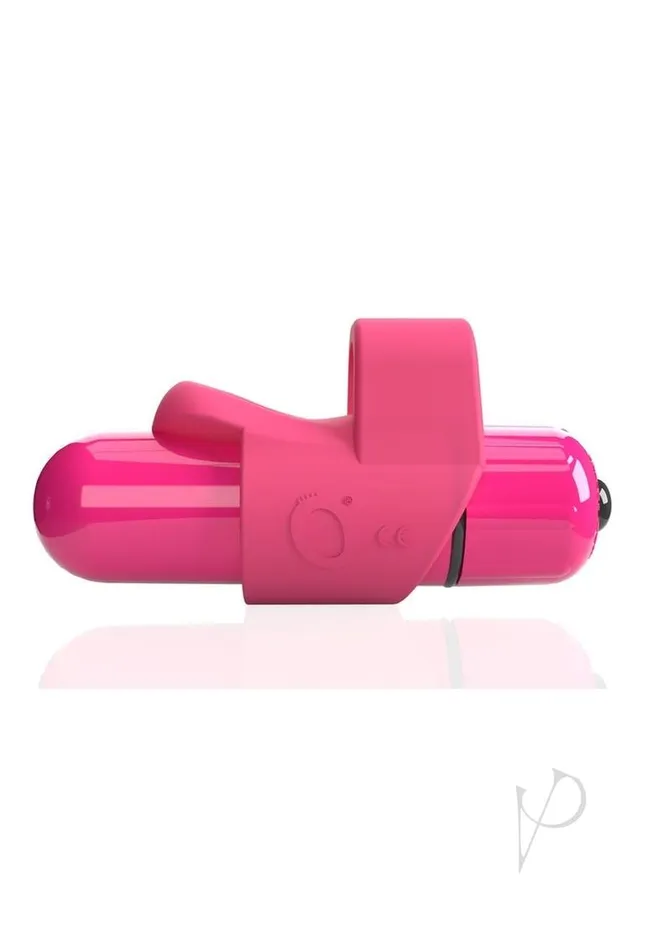 Fing O Female Sex Toys 4B FingO Slim Finger Vibrator Strawberry