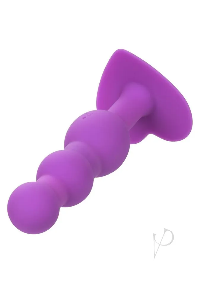 First Time Triple Beaded Silicone Rechargeable Probe Purple First Time Female Sex Toys