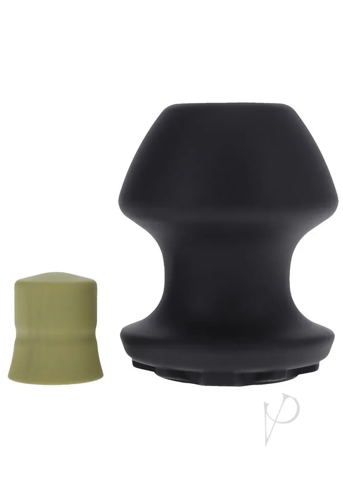 Fort Troff Anal Fort Troff Kum Keeper Silicone Open End Anal Plug Large Black
