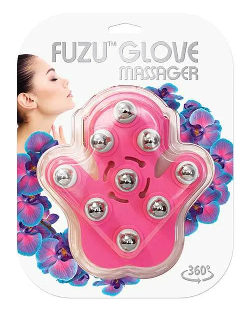 Fuzu Vibrators Fuzu Glove Massager Neon Pink Fuzu Vibrators Fuzu Glove Massager Neon Pink