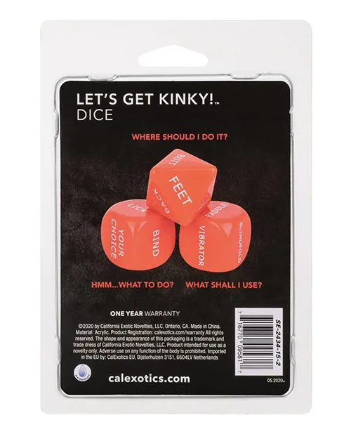 Games Vibrators Lets Get Kinky Dice