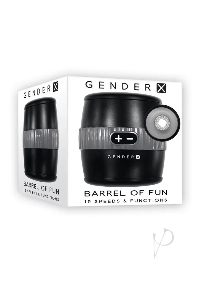 Gender X Anal Gender X Barrel Of Fun Double Side Stroker Black