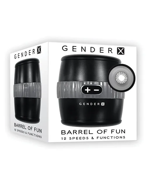 Gender X Anal Gender X Barrel Of Fun Double Side Stroker Black