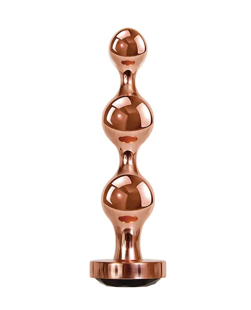 Gender X Anal Gender X Gold Digger Anal Plug Large Rose GoldBlack