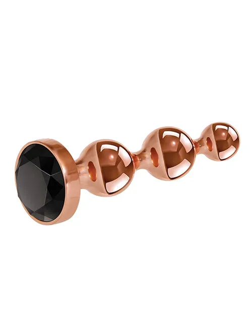 Gender X Anal Gender X Gold Digger Anal Plug Large Rose GoldBlack
