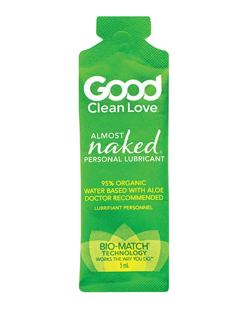 Good Clean Love Lubricants Good Clean Love Almost Naked Organic Personal Lubricant 5 ml Foil Good Clean Love Lubricants Good Clean Love Almost Naked Organic Personal Lubricant 5 ml Foil