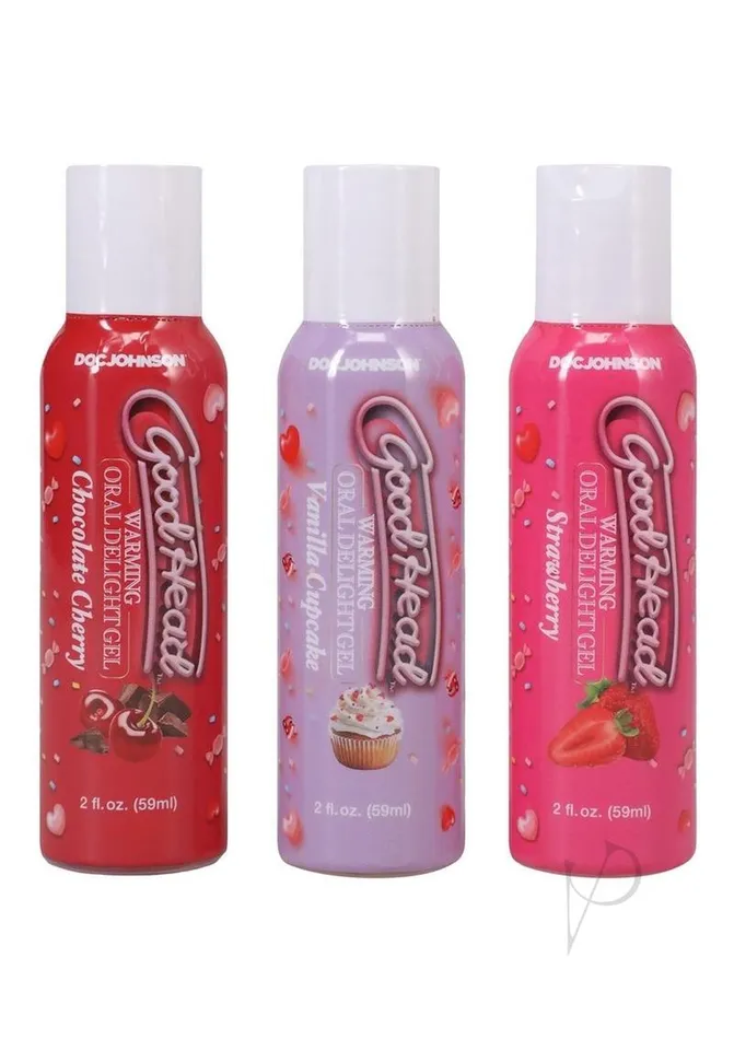 Good Head Enhancers GoodHead Warming Oral Delight Gel Assorted Flavors 3 Pack 2oz Good Head Enhancers GoodHead Warming Oral Delight Gel Assorted Flavors 3 Pack 2oz