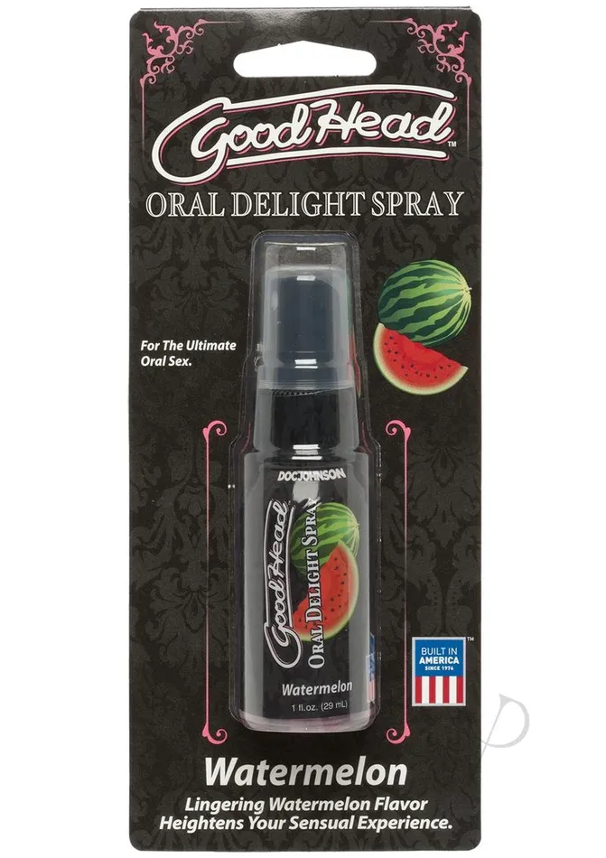 Good Head Vibrators GoodHead Oral Delight Spray Wild Watermelon 1oz
