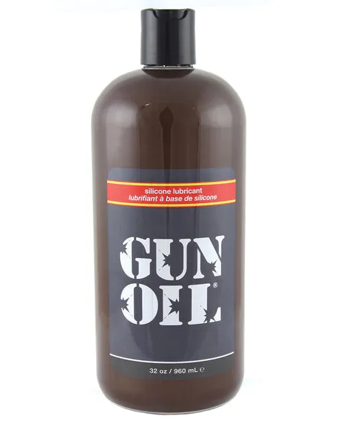 Gun Oil Sexual Health Wellbeing Gun Oil Silicone Lubricant 32oz