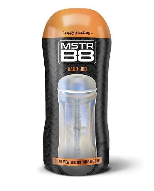Happy Ending Male Sex Toys MSTR B8 Clear View Stroker Clear