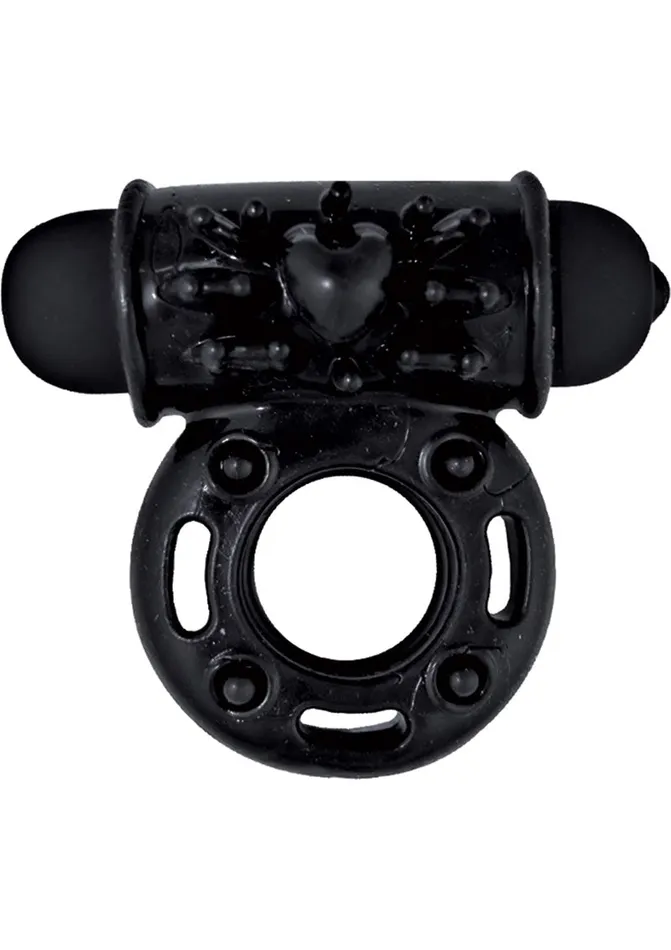Hero Dynamic Scream Maker Vibrating Cock Ring Black Hero Couples