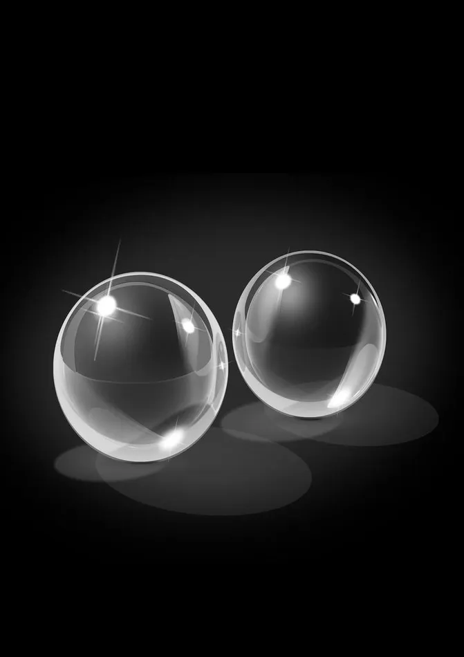 Icicles Icicles No 42 Glass BenWa Balls Medium Clear Dildos