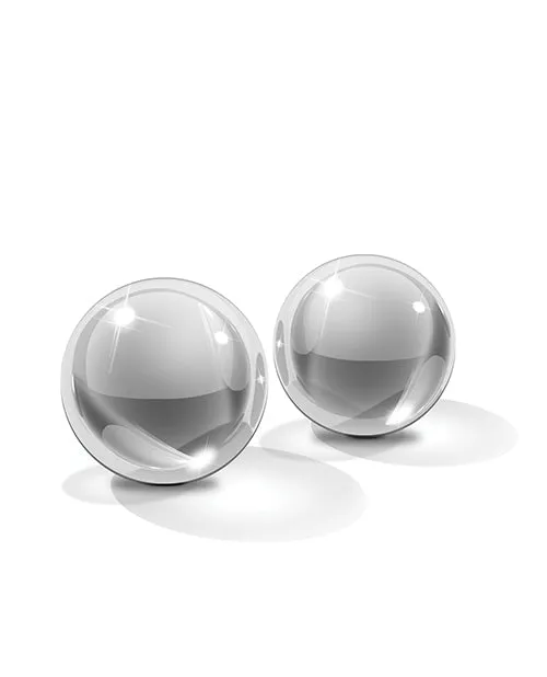 Icicles Icicles No 42 Glass BenWa Balls Medium Clear Dildos
