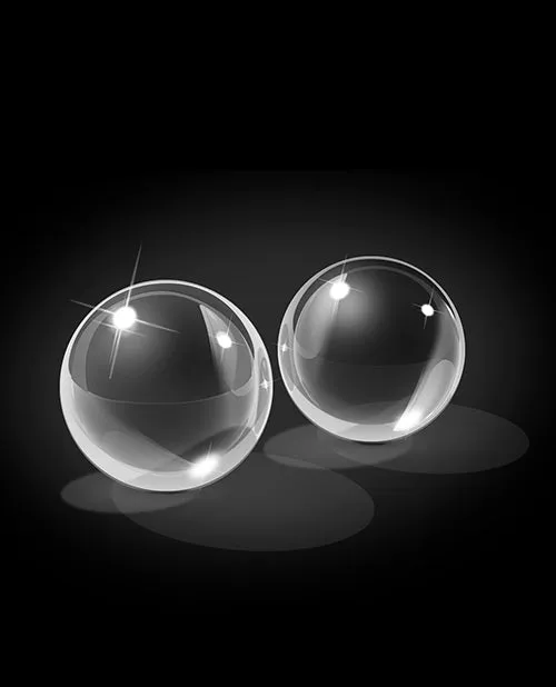 Icicles Icicles No 42 Glass BenWa Balls Medium Clear Dildos