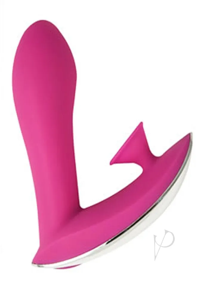 Infinitt Suction Massager Three Rechargeable Silicone Vibrator Pink Infinitt Female Sex Toys
