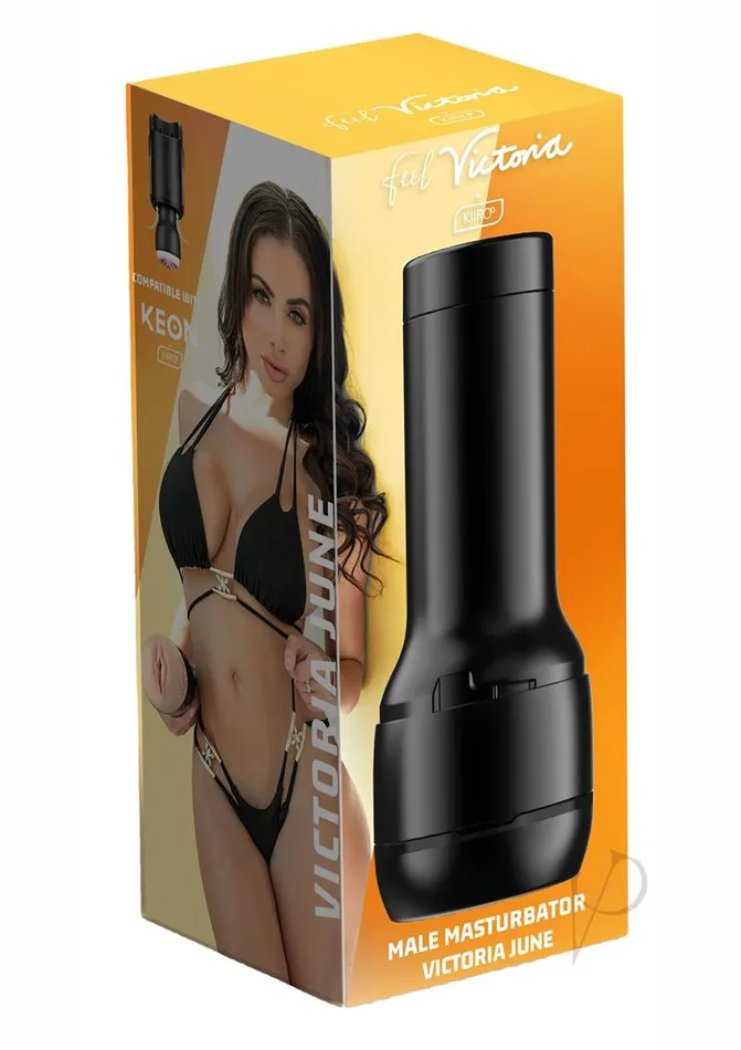 Kiiroo Male Sex Toys Kiiroo Feel Victoria June Stroker Interactive Masturbator Pussy BlackVanilla Kiiroo Male Sex Toys Kiiroo Feel Victoria June Stroker Interactive Masturbator Pussy BlackVanilla