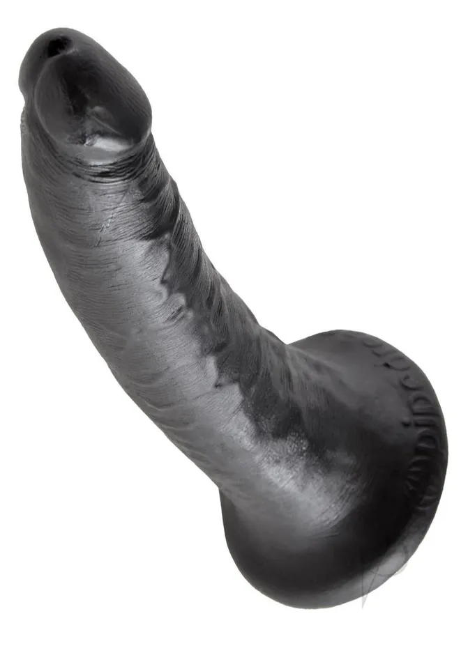 King Cock Dildos King Cock Dildo 7in Black