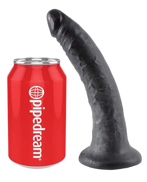 King Cock Dildos King Cock Dildo 7in Black
