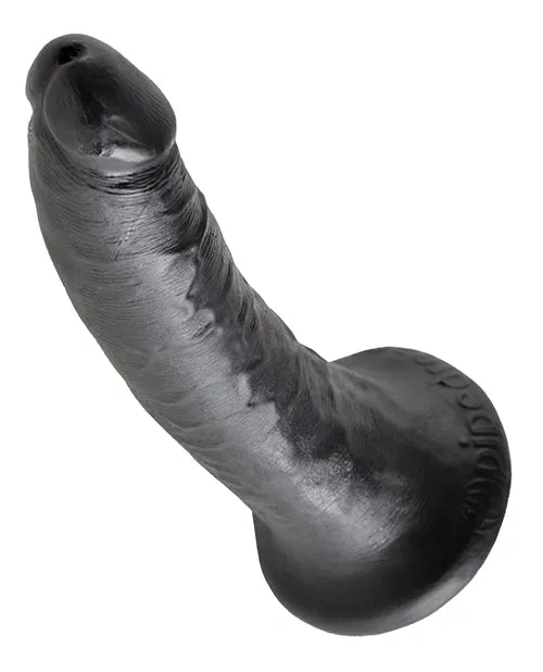 King Cock Dildos King Cock Dildo 7in Black