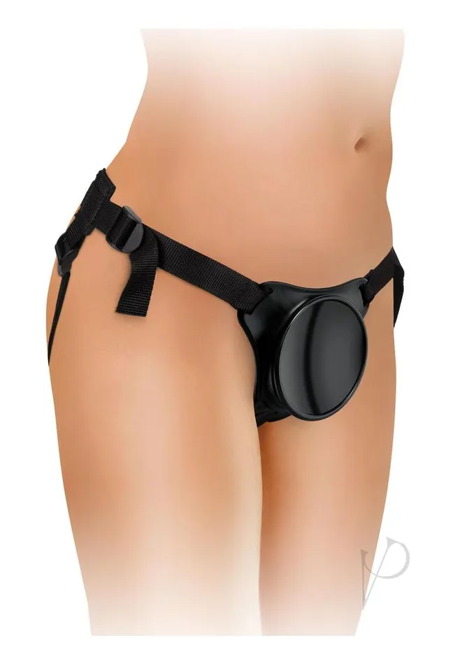 King Cock Female Sex Toys King Cock Elite Beginners Body Dock Harness System Black