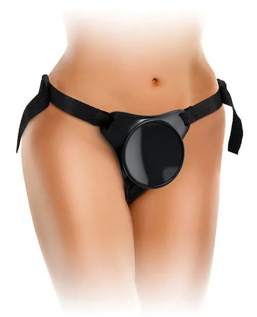 King Cock Female Sex Toys King Cock Elite Beginners Body Dock Harness System Black