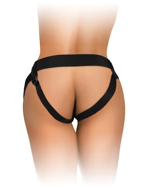 King Cock Female Sex Toys King Cock Elite Beginners Body Dock Harness System Black
