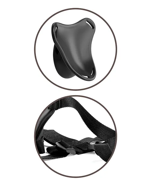 King Cock Female Sex Toys King Cock Elite Beginners Body Dock Harness System Black