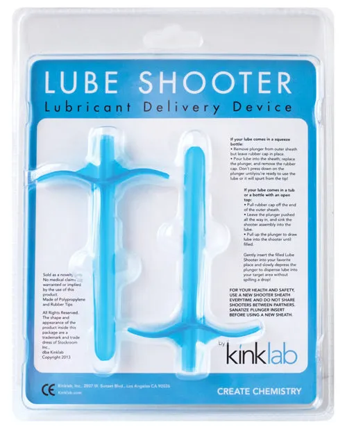 Kinklab Vibrators KinkLab Lube Shooter Blue Kinklab Vibrators KinkLab Lube Shooter Blue