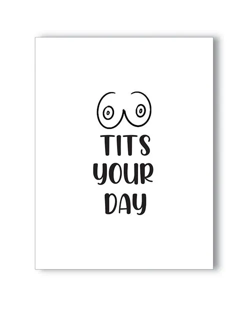 Kush Kards Tits Your Day Naughty Greeting Card Vibrators