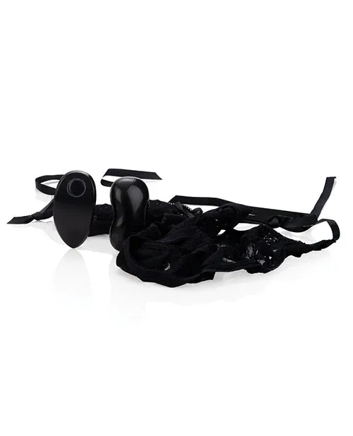 Little Black Panty Vibe Massager with Remote Control Black Pleasure Panties Female Sex Toys Little Black Panty Vibe Massager with Remote Control Black Pleasure Panties Female Sex Toys