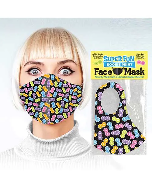 Little Genie Female Sex Toys Super Fun Boobie Print Mask
