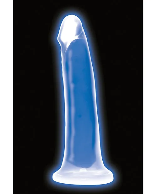 Lollicock Dildos Lollicock Glow in the Dark Silicone Dildo 7in Blue