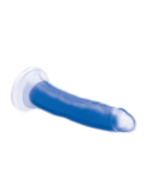 Lollicock Dildos Lollicock Glow in the Dark Silicone Dildo 7in Blue
