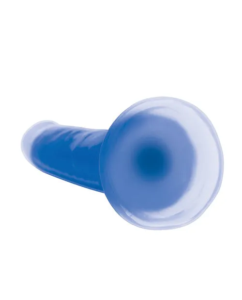 Lollicock Dildos Lollicock Glow in the Dark Silicone Dildo 7in Blue