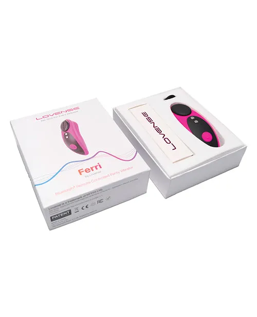 Lovense Female Sex Toys Lovense Ferri App Compatible Silicone Panty Vibrator PinkBlack Lovense Female Sex Toys Lovense Ferri App Compatible Silicone Panty Vibrator PinkBlack