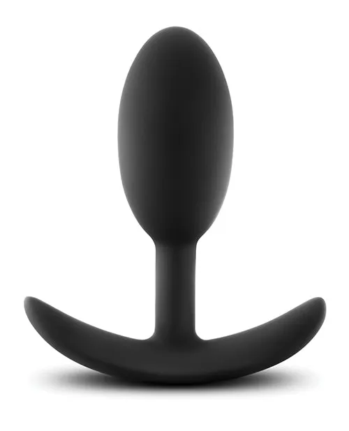 Luxe Wearable Vibra Slim Plug Silicone Butt Plug Medium Black Luxe Anal Luxe Wearable Vibra Slim Plug Silicone Butt Plug Medium Black Luxe Anal