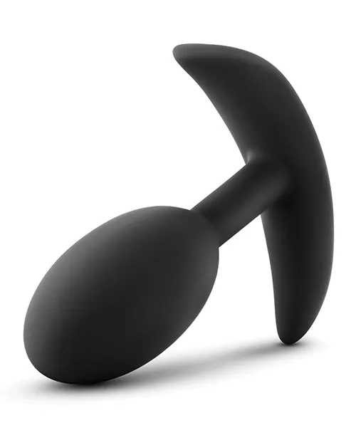 Luxe Wearable Vibra Slim Plug Silicone Butt Plug Medium Black Luxe Anal Luxe Wearable Vibra Slim Plug Silicone Butt Plug Medium Black Luxe Anal