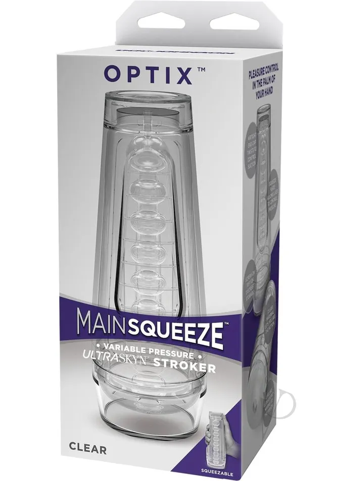 Main Squeeze Male Sex Toys Main Squeeze Optix Ultraskyn Masturbator Crystal Main Squeeze Male Sex Toys Main Squeeze Optix Ultraskyn Masturbator Crystal