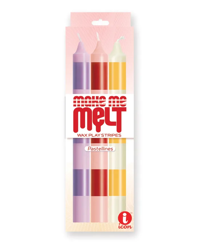 Make Me Melt Vibrators Make Me Melt Pastellines Drip Candles Multicolor