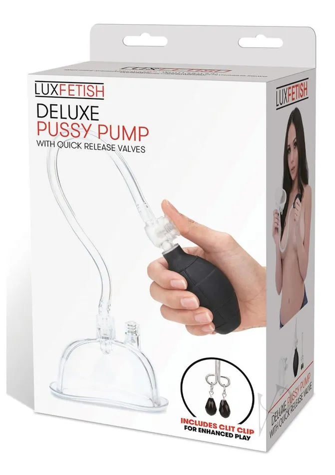 Male Sex Toys Lux Fetish Lux Fetish Deluxe Pussy Pump Clear