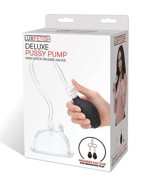 Male Sex Toys Lux Fetish Lux Fetish Deluxe Pussy Pump Clear Male Sex Toys Lux Fetish Lux Fetish Deluxe Pussy Pump Clear