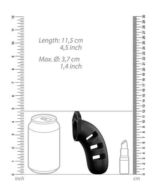 Male Sex Toys Man Cage ManCage Model 21 Chastity Cage with Plug 45in Black Male Sex Toys Man Cage ManCage Model 21 Chastity Cage with Plug 45in Black