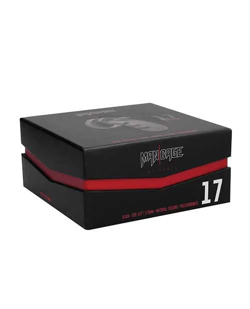Male Sex Toys Man Cage ManCage Model 21 Chastity Cage with Plug 45in Black Male Sex Toys Man Cage ManCage Model 21 Chastity Cage with Plug 45in Black