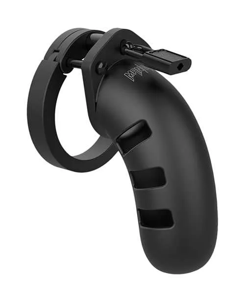 Male Sex Toys Man Cage ManCage Model 21 Chastity Cage with Plug 45in Black Male Sex Toys Man Cage ManCage Model 21 Chastity Cage with Plug 45in Black