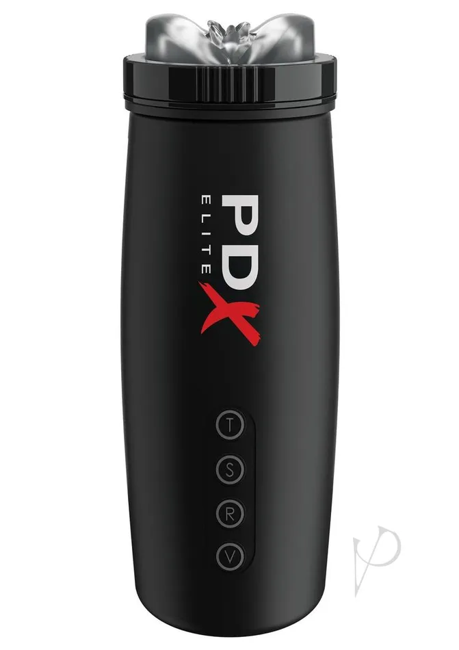 Male Sex Toys PDX Elite Rechargeable Motorbator 2 Masturbator Pussy ClearBlack Pdx Elite