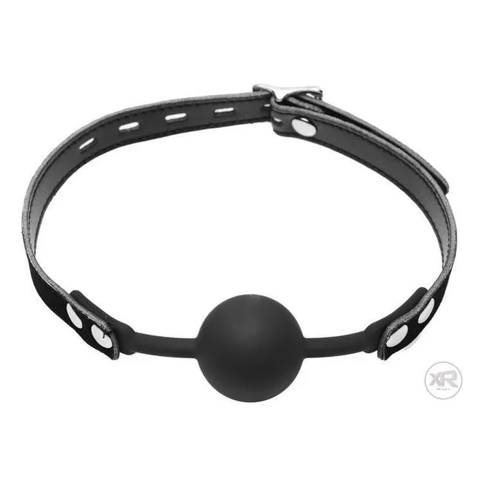Male Sex Toys Premium Hush Locking Silicone Ball Gag Master Series