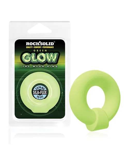 Male Sex Toys Rock Solid Rock Solid The Mega Ring Glow in the Dark Silicone Cock Ring Green Male Sex Toys Rock Solid Rock Solid The Mega Ring Glow in the Dark Silicone Cock Ring Green