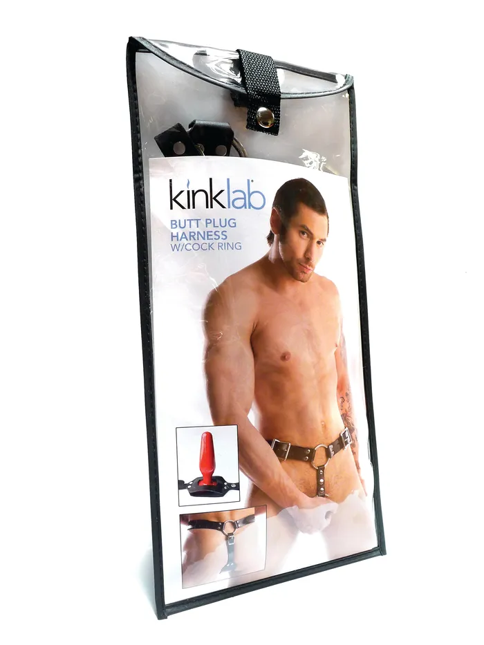 Male Sex Toys SimpleeDiscreet Butt Plug Harness WCOCK Ring